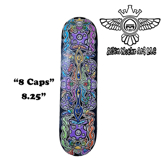 "8 Caps" 8.25 Skateboard Deck