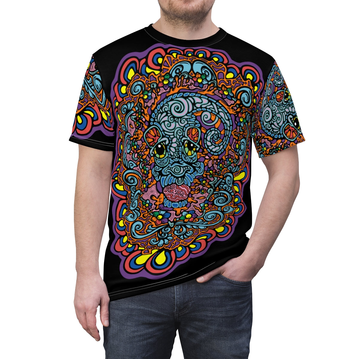 Dimensional Traveler-Unisex AOP Cut & Sew Tee